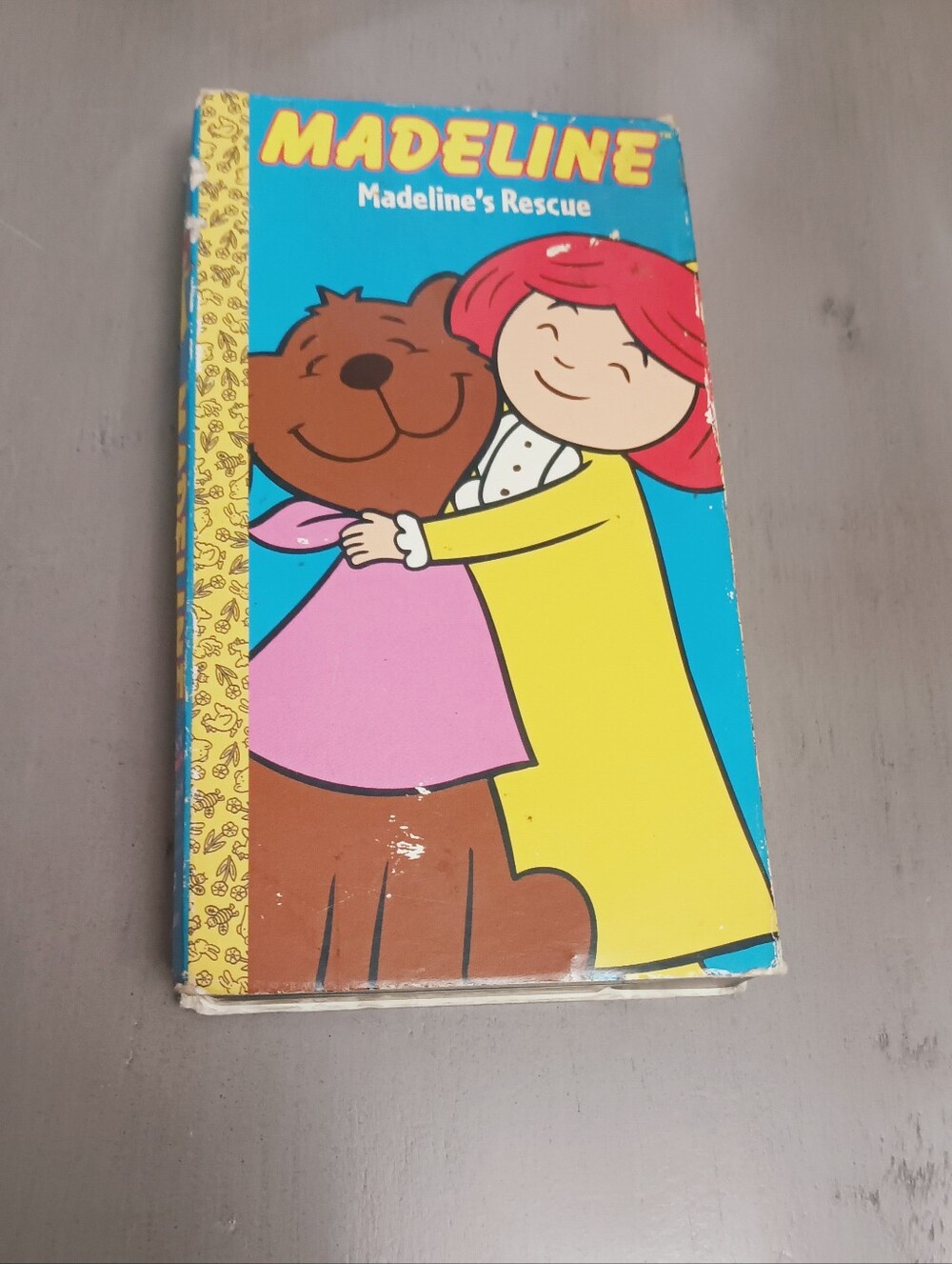 Madeline's Rescue Children's VHS - Bright Blue & Yellow VHS